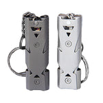 Aluminum high-frequency Emergency Keychain Whistle