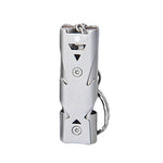 Aluminum high-frequency Emergency Keychain Whistle