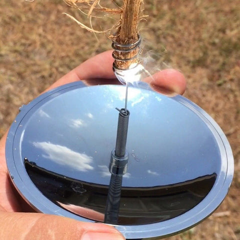 Outdoor Solar Lighter Camping Hiking For Survival Fire Starter Waterproof & Windproof Survive Outdoor Emergency Tools Equipment