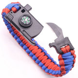 Multi Function Outdoor Survival Bracelet,