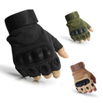 Tactical Hard Half finger Gloves