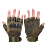 Tactical Hard Half finger Gloves