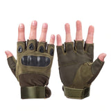 Tactical Hard Half finger Gloves