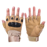 Tactical Hard Half finger Gloves