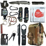 16 in 1 Outdoor survival kit Set