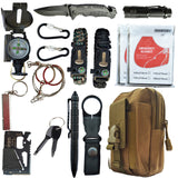 16 in 1 Outdoor survival kit Set