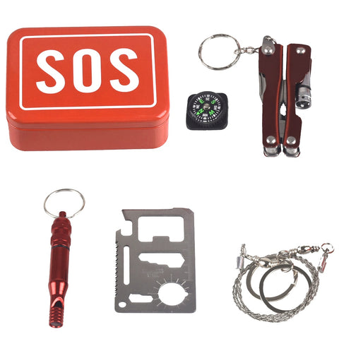 1 Set Outdoor Emergency Camping equipment box