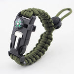 Multi-functional Outdoor Bracelet Camping Hiking Escape Tool Military Emergency Wrist Strap Wilderness Field Survival