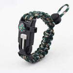 Multi-functional Outdoor Bracelet Camping Hiking Escape Tool Military Emergency Wrist Strap Wilderness Field Survival
