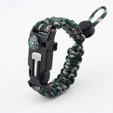 Multi-functional Outdoor Bracelet Camping Hiking Escape Tool Military Emergency Wrist Strap Wilderness Field Survival