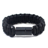 Survival Bracelet USB Fit IPhone iPad Outdoor Multifunction Charger