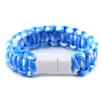 Survival Bracelet USB Fit IPhone iPad Outdoor Multifunction Charger