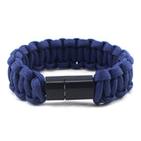 Survival Bracelet USB Fit IPhone iPad Outdoor Multifunction Charger